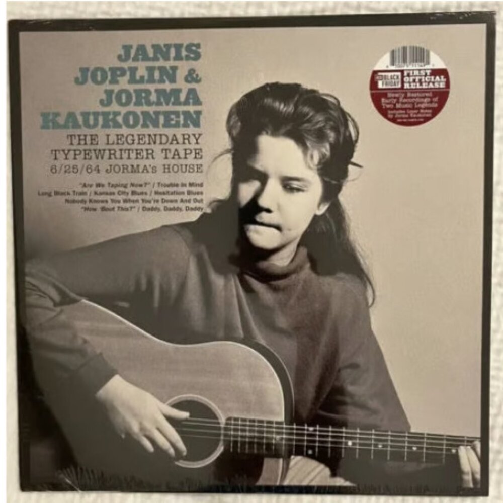 Janis Joplin & Jorma Kaukonen The Legendary Typewriter Tape LP ~ RSD 2022 ~ New!